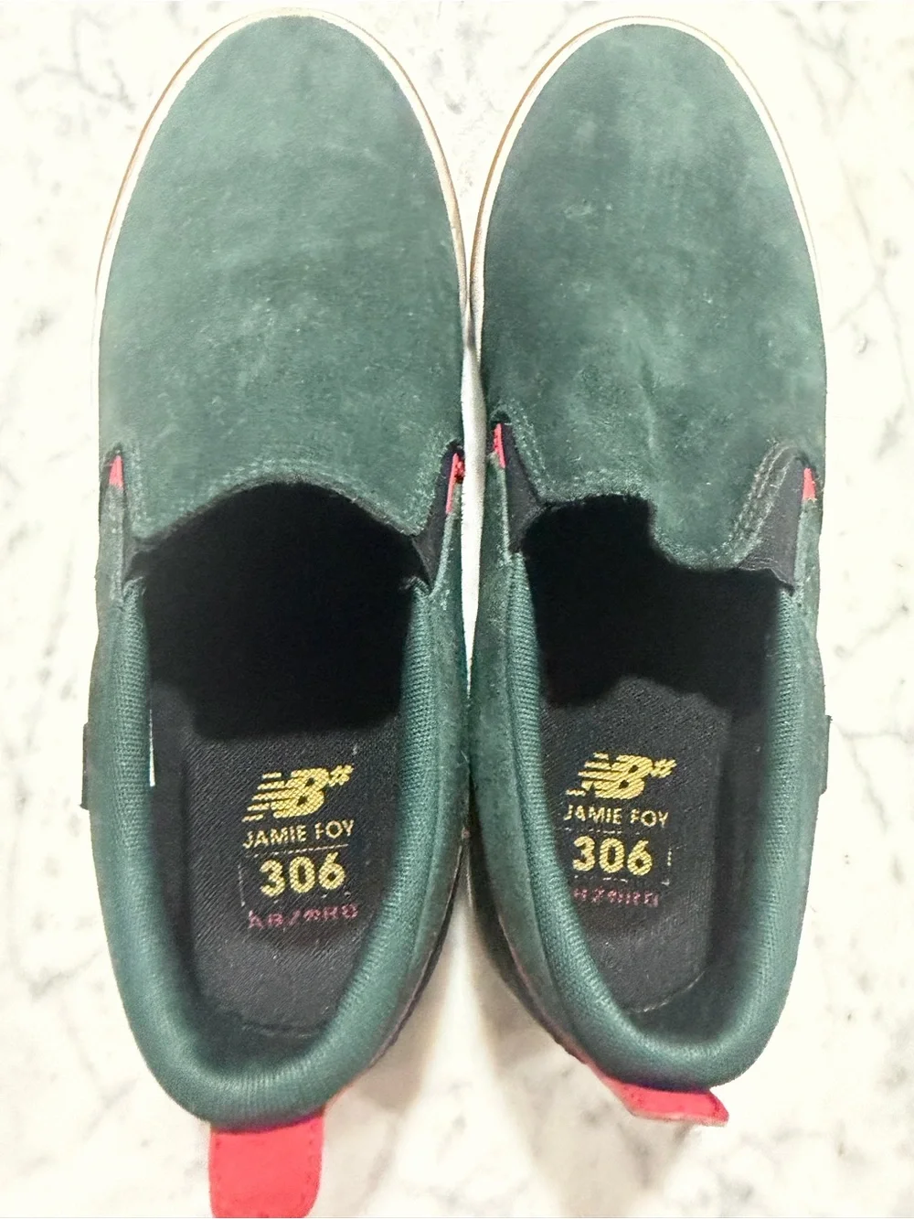 New Balance suede upper